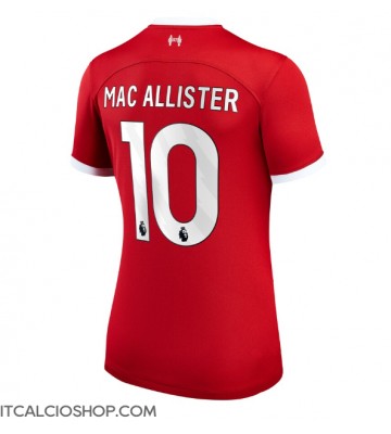 Liverpool Alexis Mac Allister #10 Prima Maglia Femmina 2023-24 Manica Corta